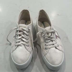 Superga white Platform Sneakers Size EU 39, US 8.5